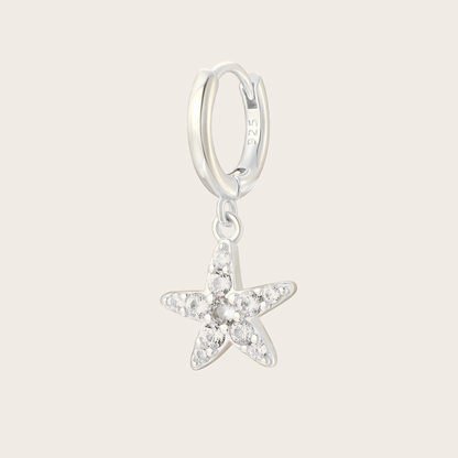 Hoops Wavy Argento Trasparenti