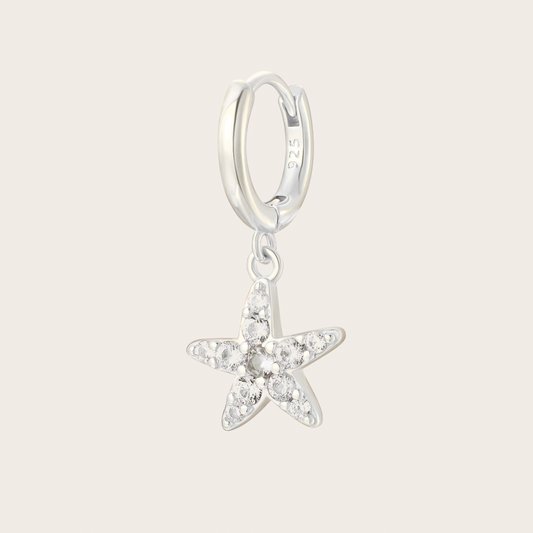Hoops Wavy Argento Trasparenti