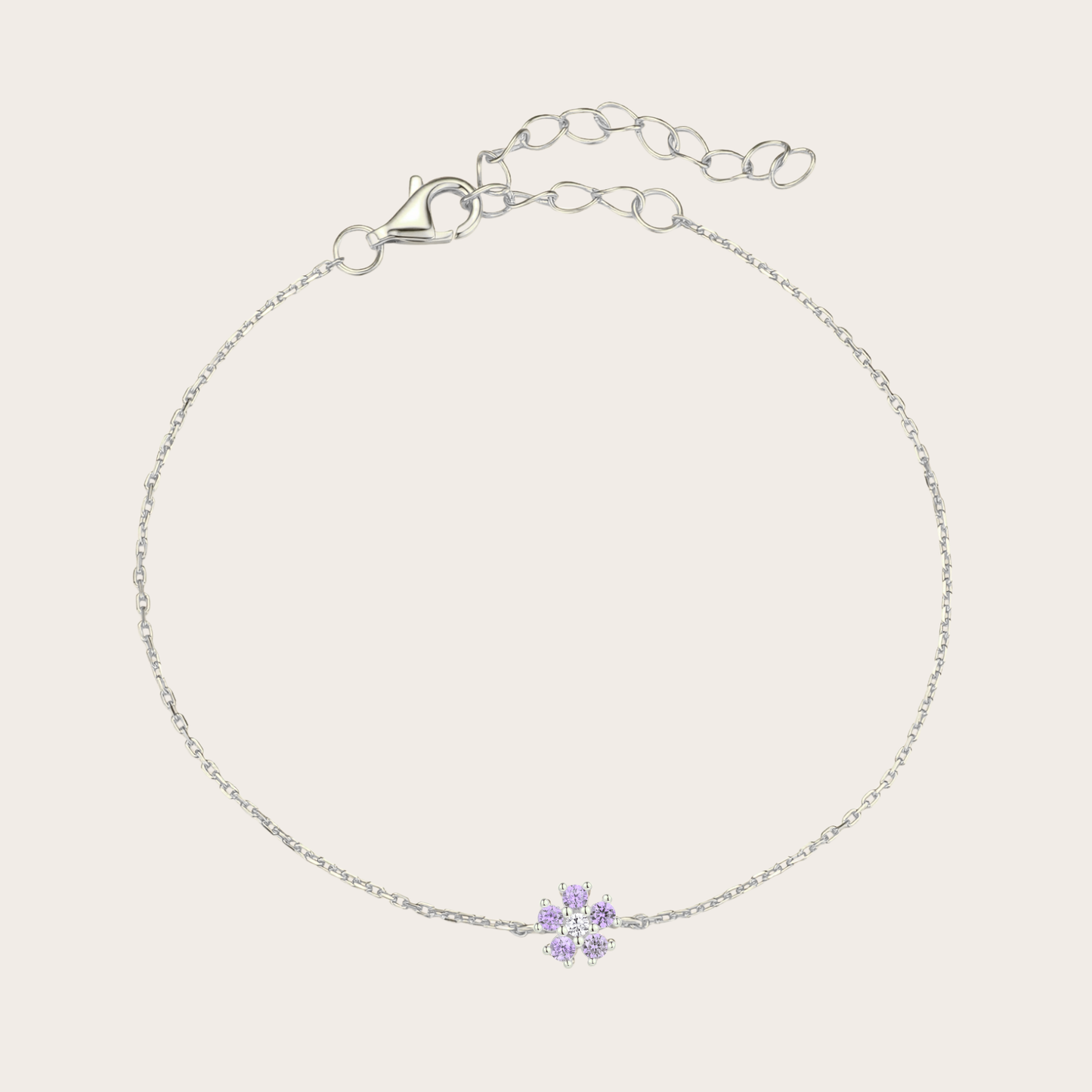 Bracciale Daisy ARGENTO Lilla