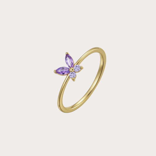 Anello Fairy ORO viola
