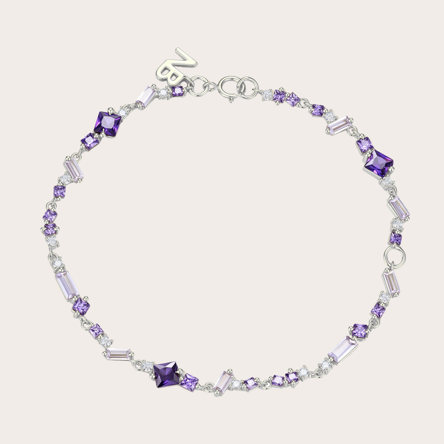 Bracciale Sparkle Deluxe ARGENTO Lilla