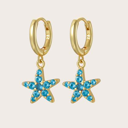 Hoops Wavy Oro Azzurri