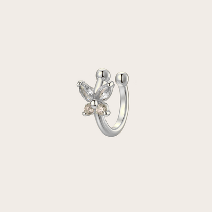 Ear cuff Fairy ARGENTO trasparente