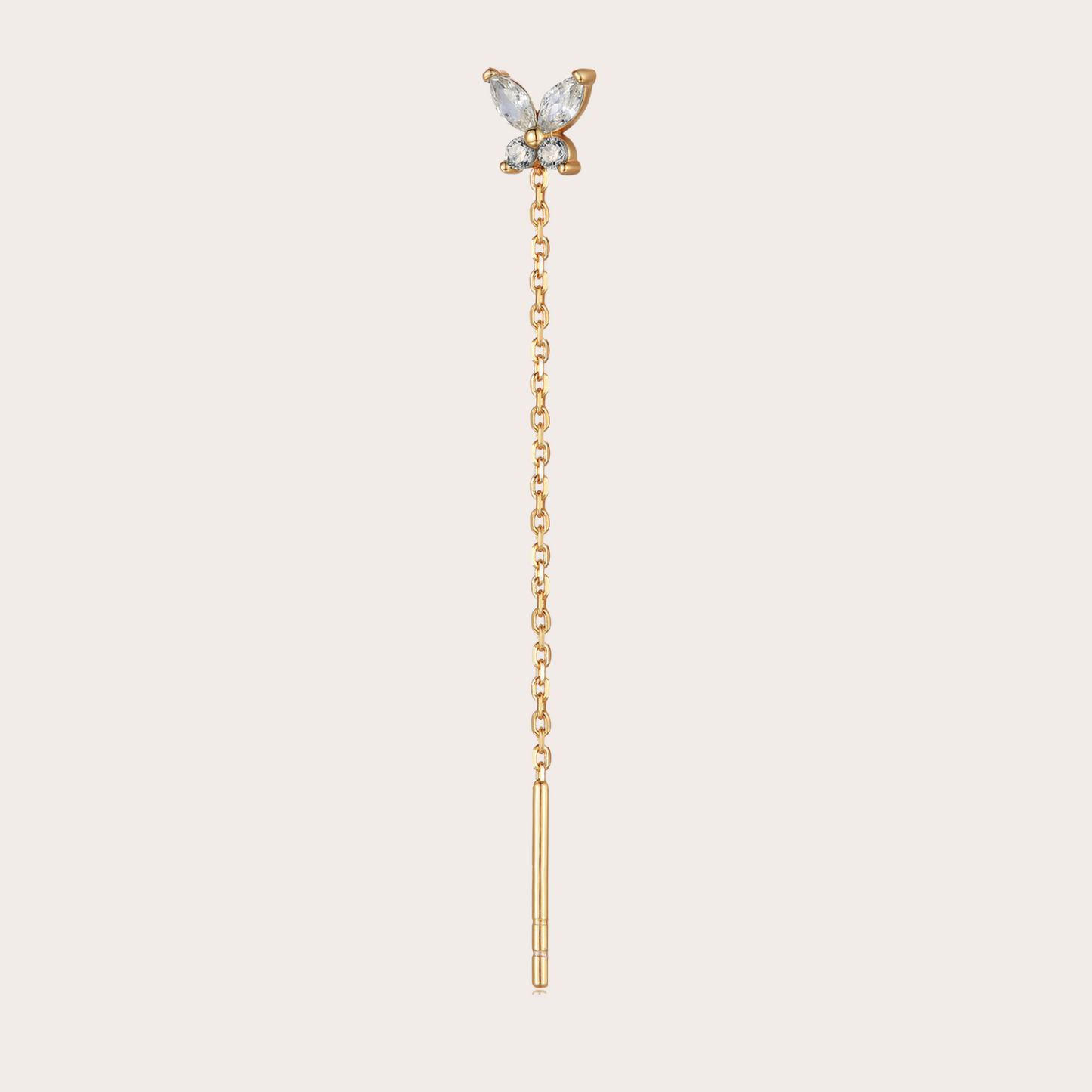Orecchini Catenina Fairy ORO trasparente