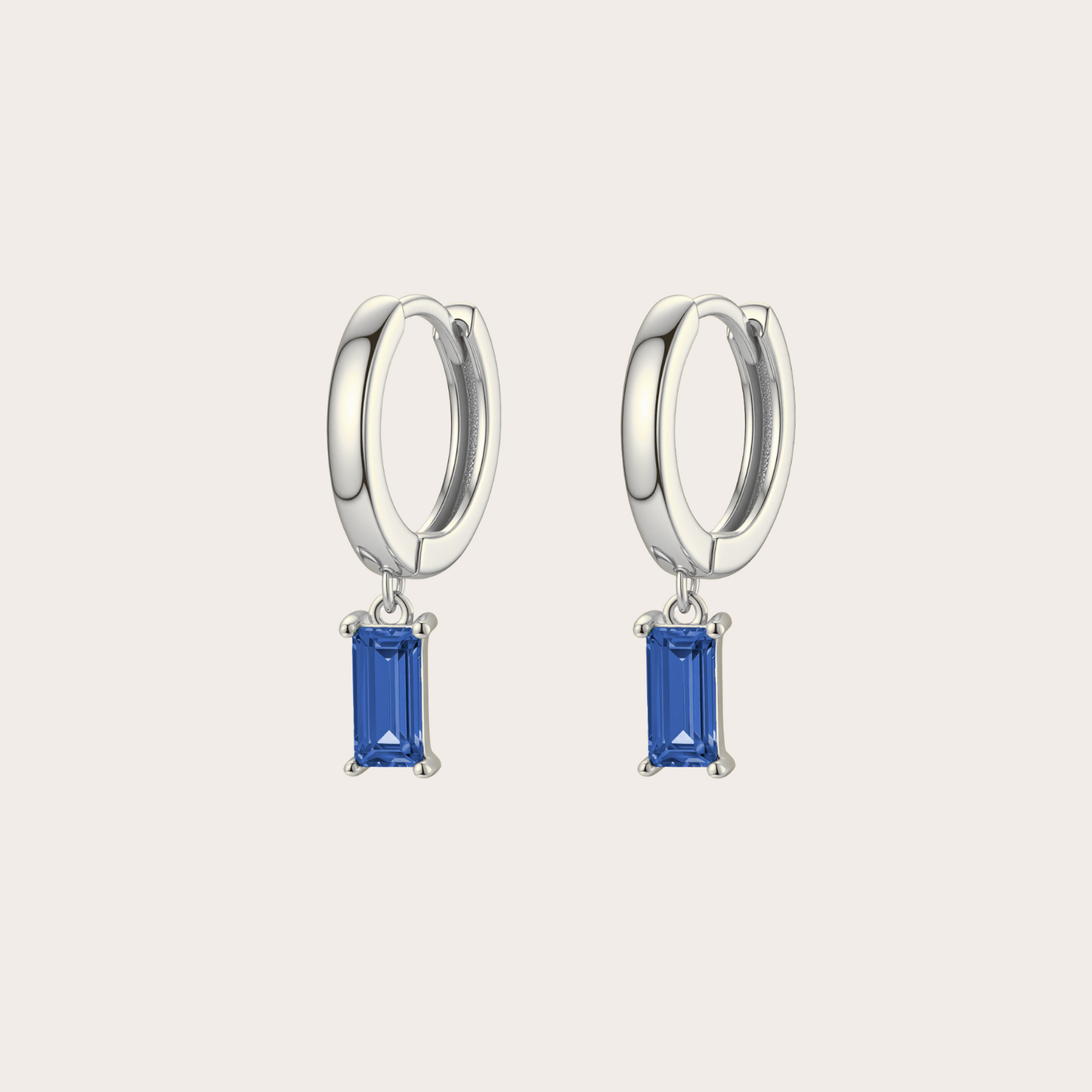 Hoops Stormy ARGENTO blu pastello