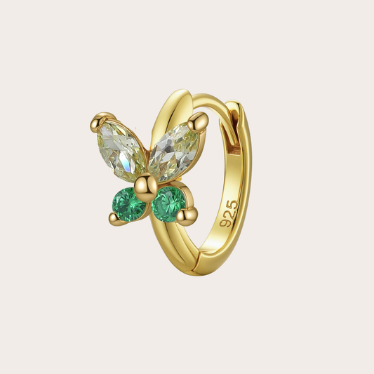 Orecchini a Cerchio Fairy ORO Verde