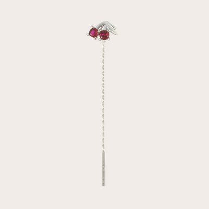 Orecchini Catenina Cherry Argento