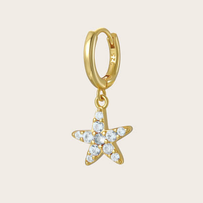 Hoops Wavy Oro Trasparenti