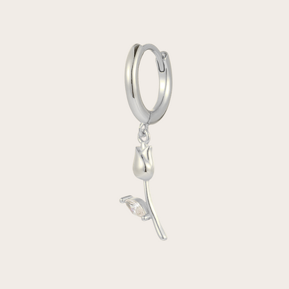 Orecchini Hoops Tulip ARGENTO