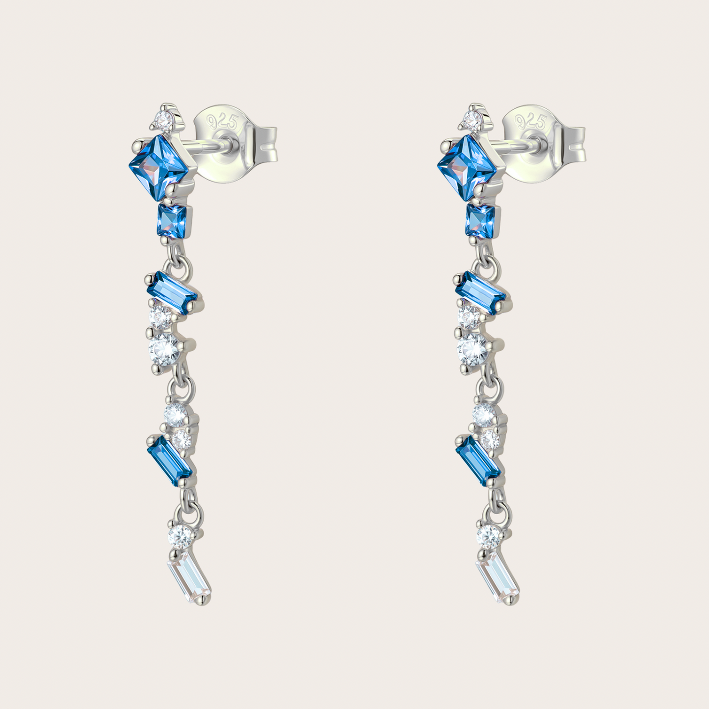 Orecchini Sparkle ARGENTO Azzurro