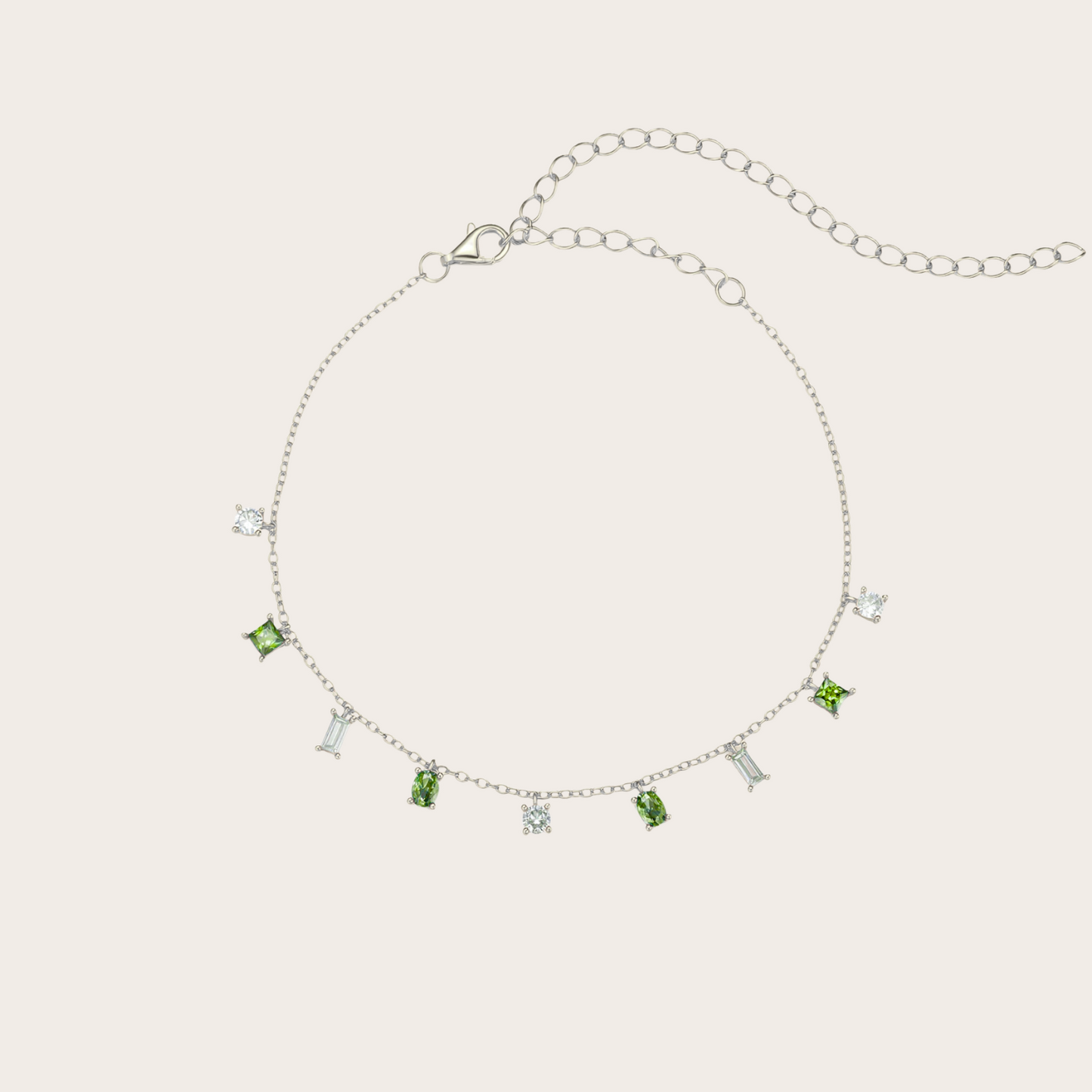 Bracciale Sparkle ARGENTO Verde