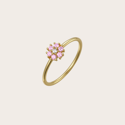 Anello Daisy ORO rosa