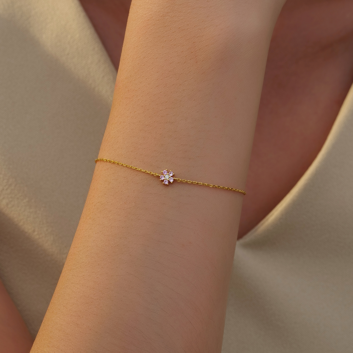 Bracciale Daisy ORO Lilla