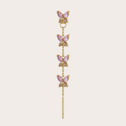 Orecchini Cascata Fairy ORO rosa e rame