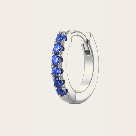 Hoops Infinity ARGENTO blu pastello