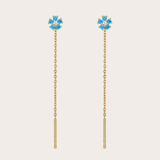 Catenina Daisy ORO azzurro