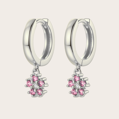 Hoops Daisy ARGENTO rosa