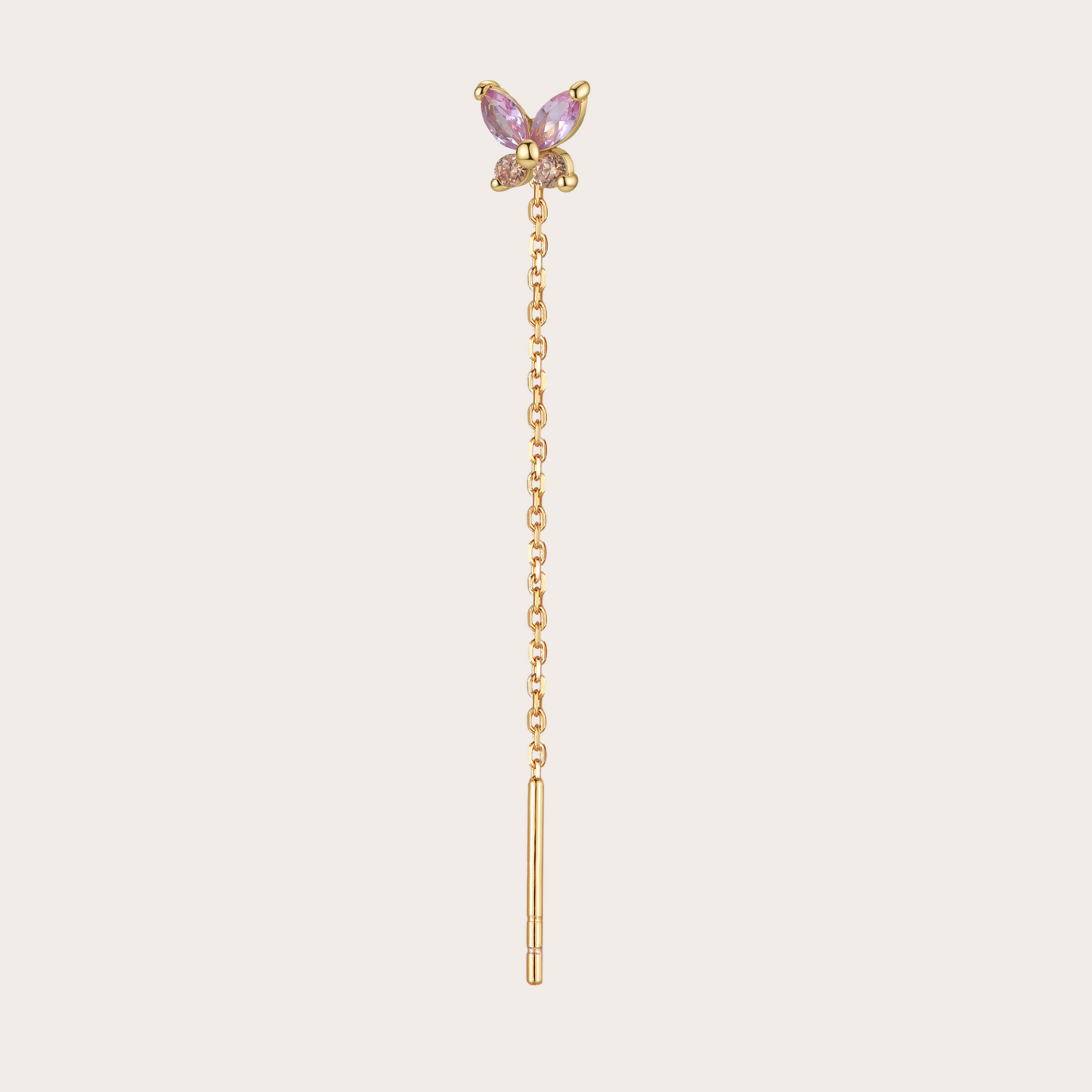 Orecchini Catenina Fairy ORO rosa e rame