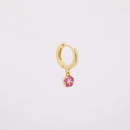 Hoops Daisy ORO fucsia