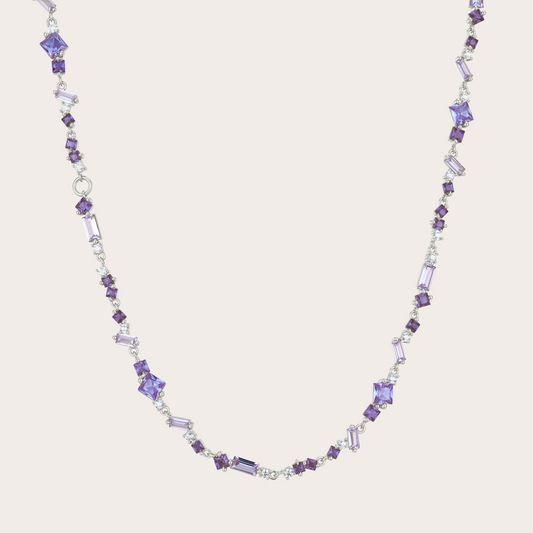 Collana Sparkle Deluxe Argento Lilla