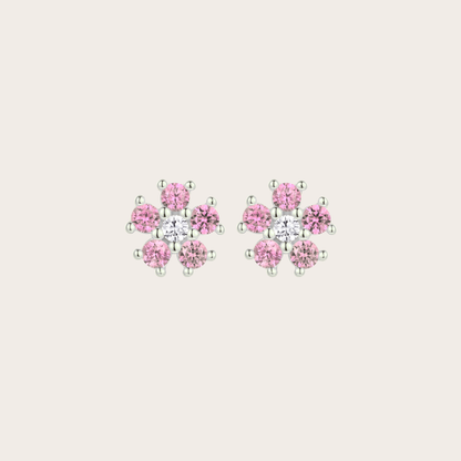 Orecchini Daisy lobo ARGENTO rosa