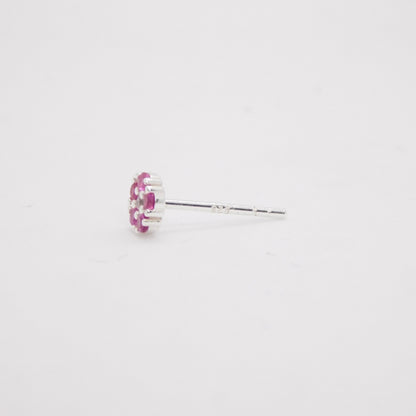 Orecchini Daisy lobo ARGENTO fucsia