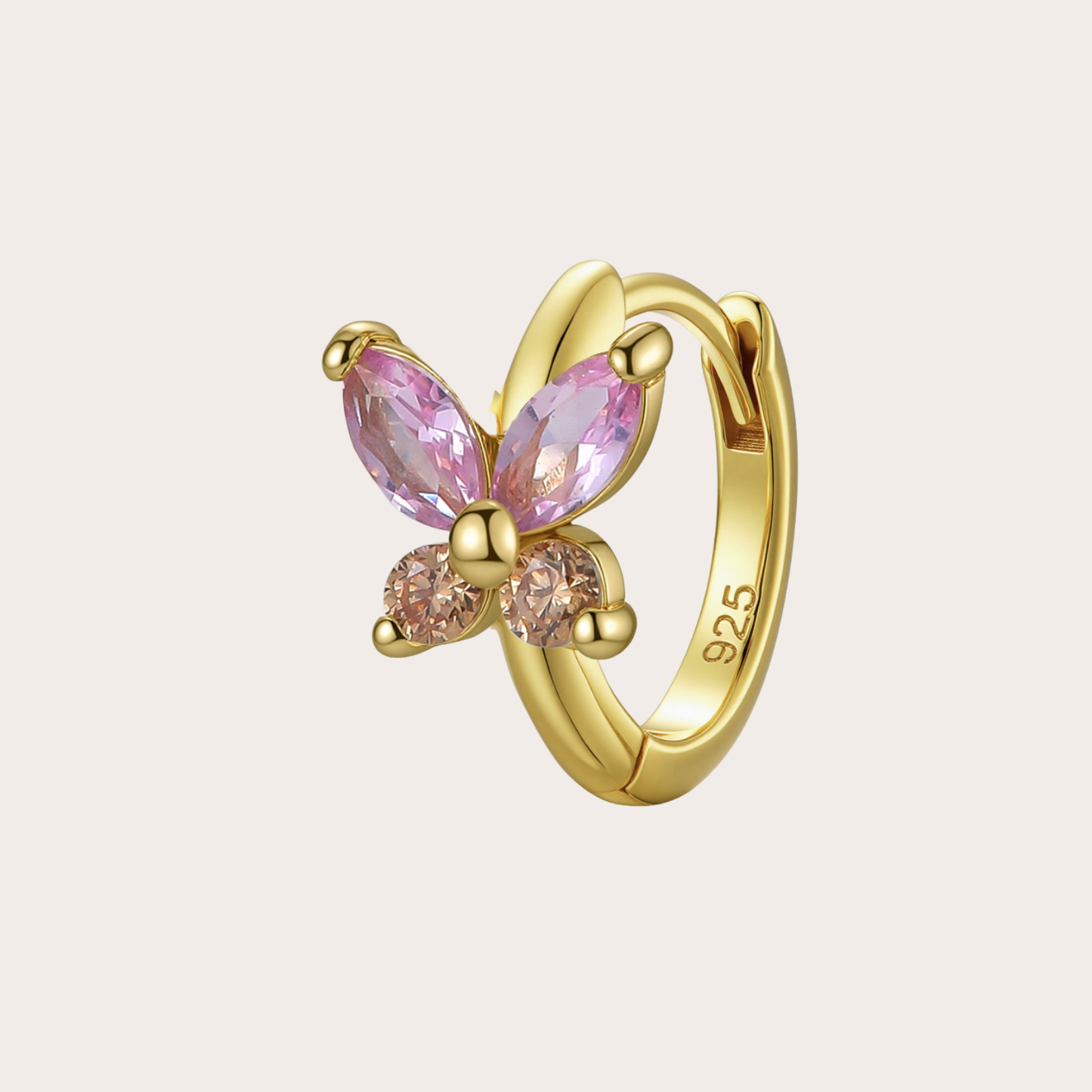 Orecchini a Cerchio Fairy ORO rosa e rame