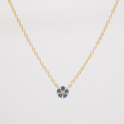 Collana Daisy ORO blu