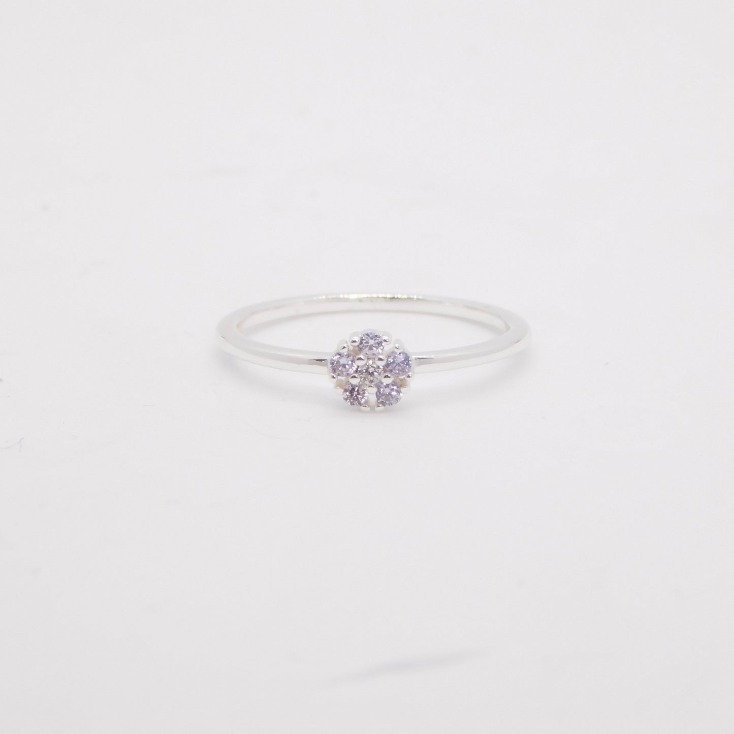 Anello Daisy ARGENTO lilla (PREORDINE)