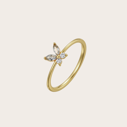Anello Fairy ORO trasparente
