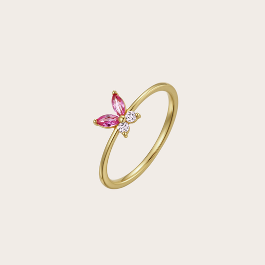 Anello Fairy ORO rosa e fucsia