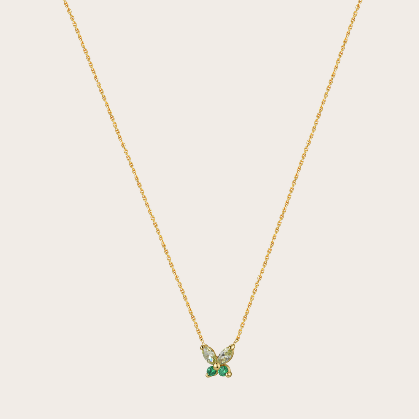 Collana Fairy ORO verde