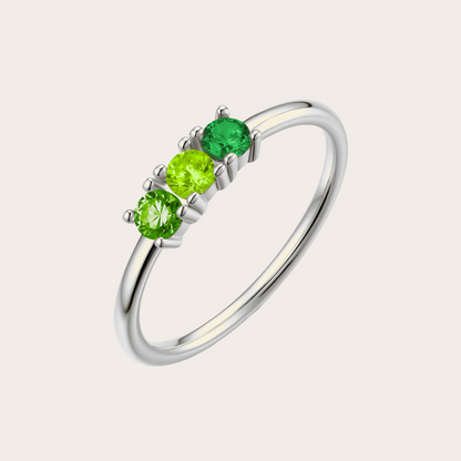 Anello Dreamy ARGENTO verde