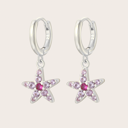 Hoops Wavy Argento Fucsia