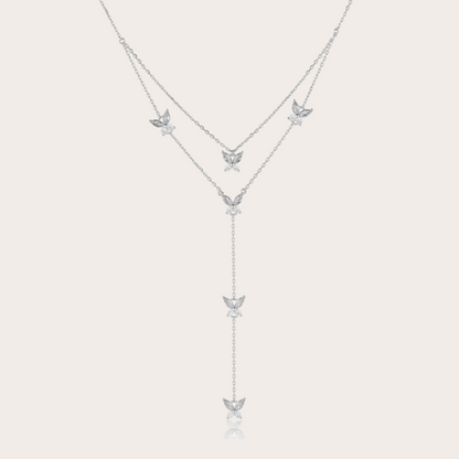 Collana Fairy cascata ARGENTO trasparente