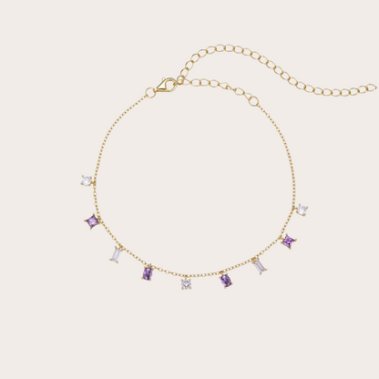 Cavigliera Sparkle ORO Lilla