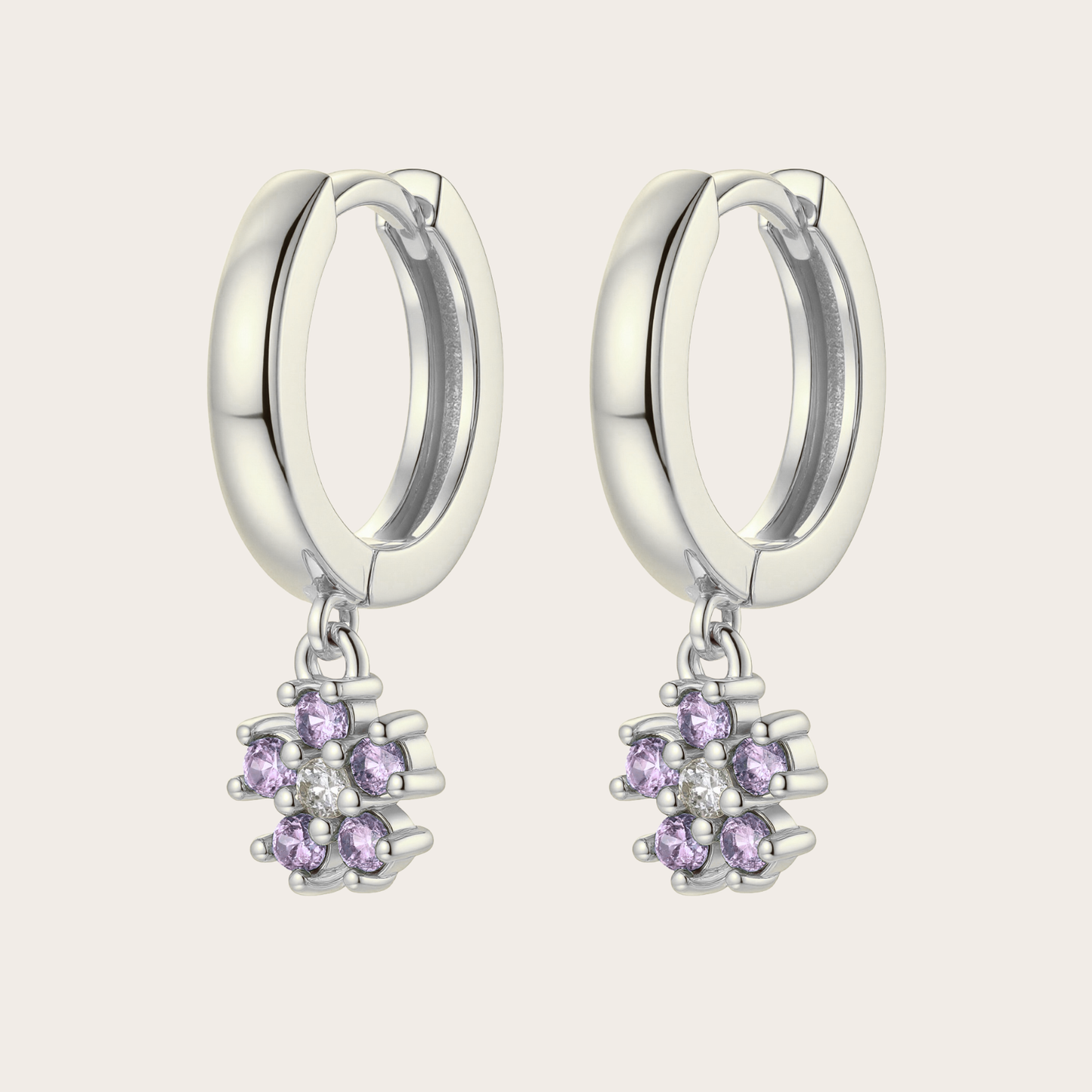 Hoops Daisy ARGENTO Lilla