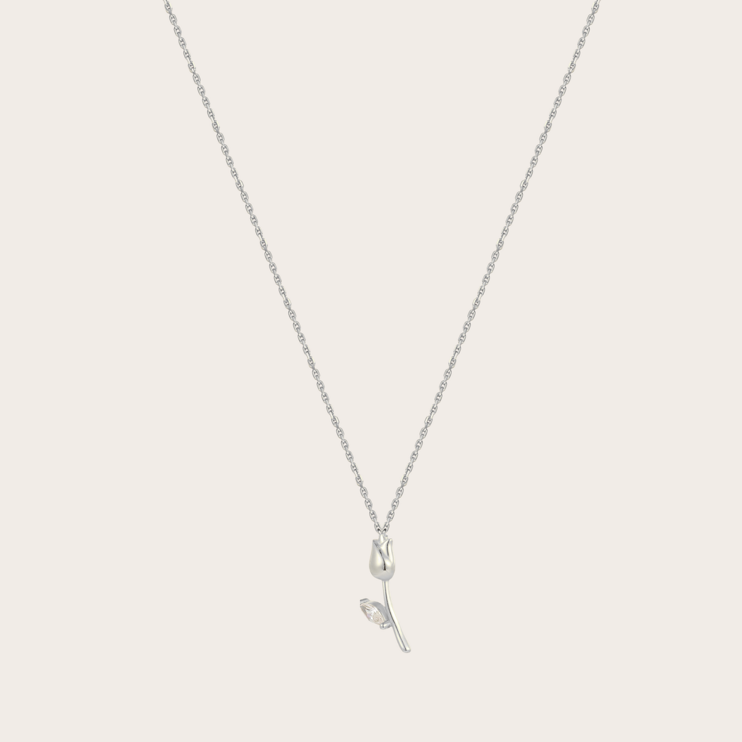 Collana Tulip Argento