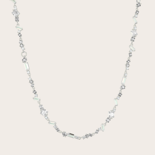Collana Sparkle Deluxe Argento Trasparente