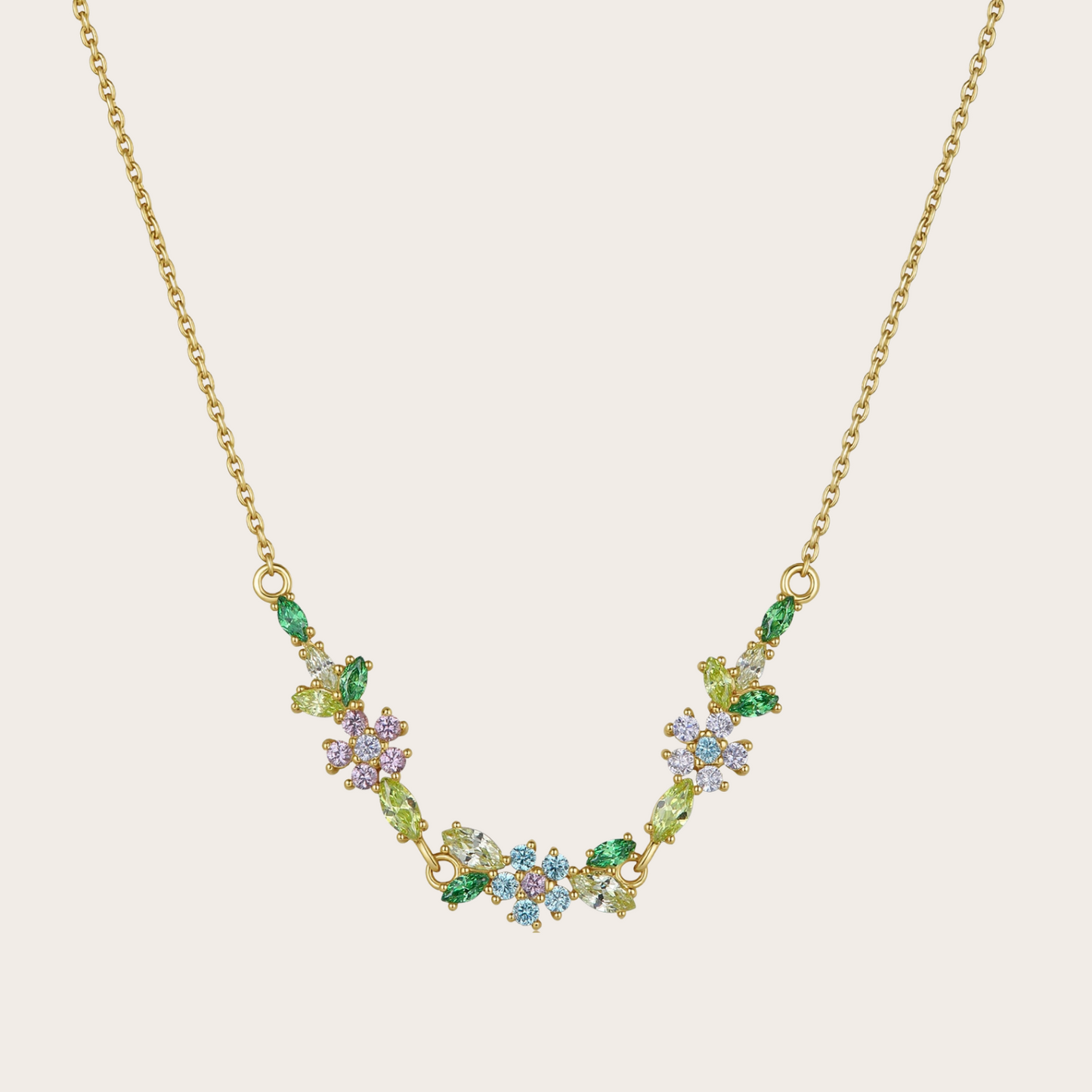 Collana Bloomy ORO pastello