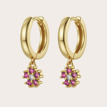 Hoops Daisy ORO fucsia