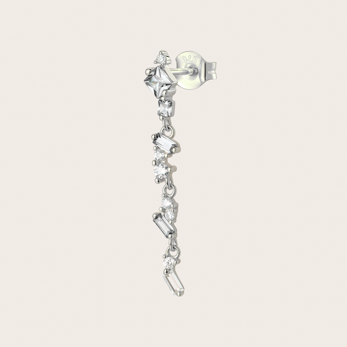 Orecchini Sparkle ARGENTO Trasparente