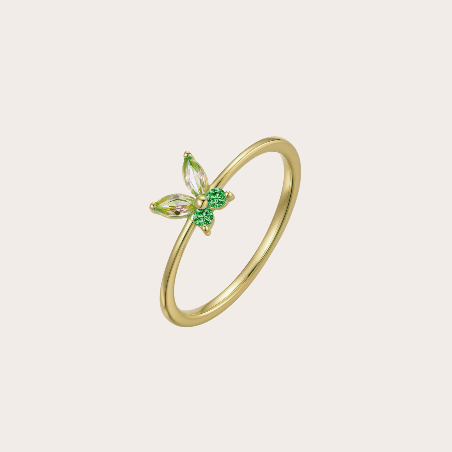 Anello Fairy ORO verde