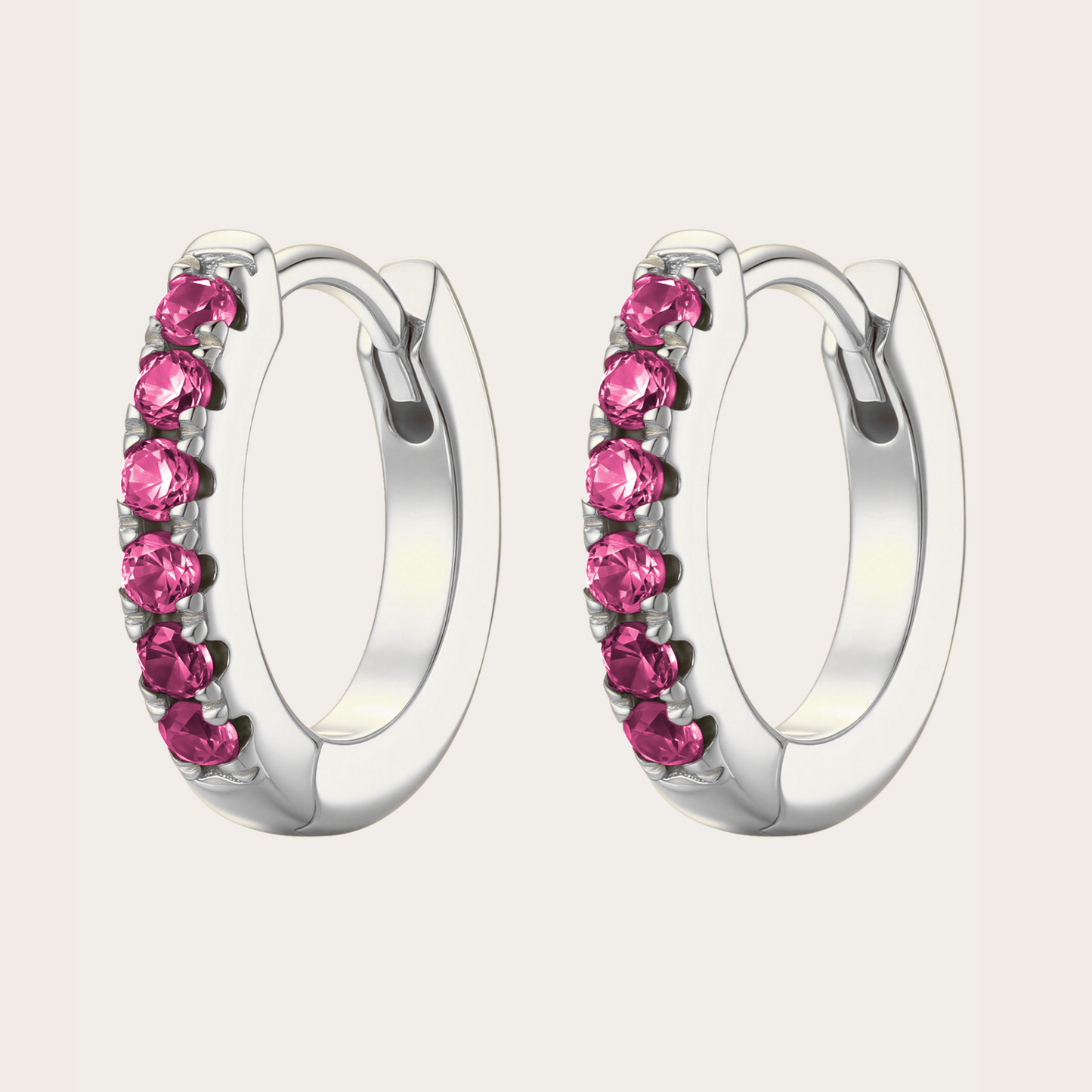 Hoops Infinity ARGENTO fucsia