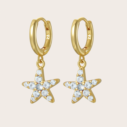 Hoops Wavy Oro Trasparenti