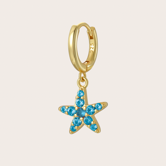 Hoops Wavy Oro Azzurri