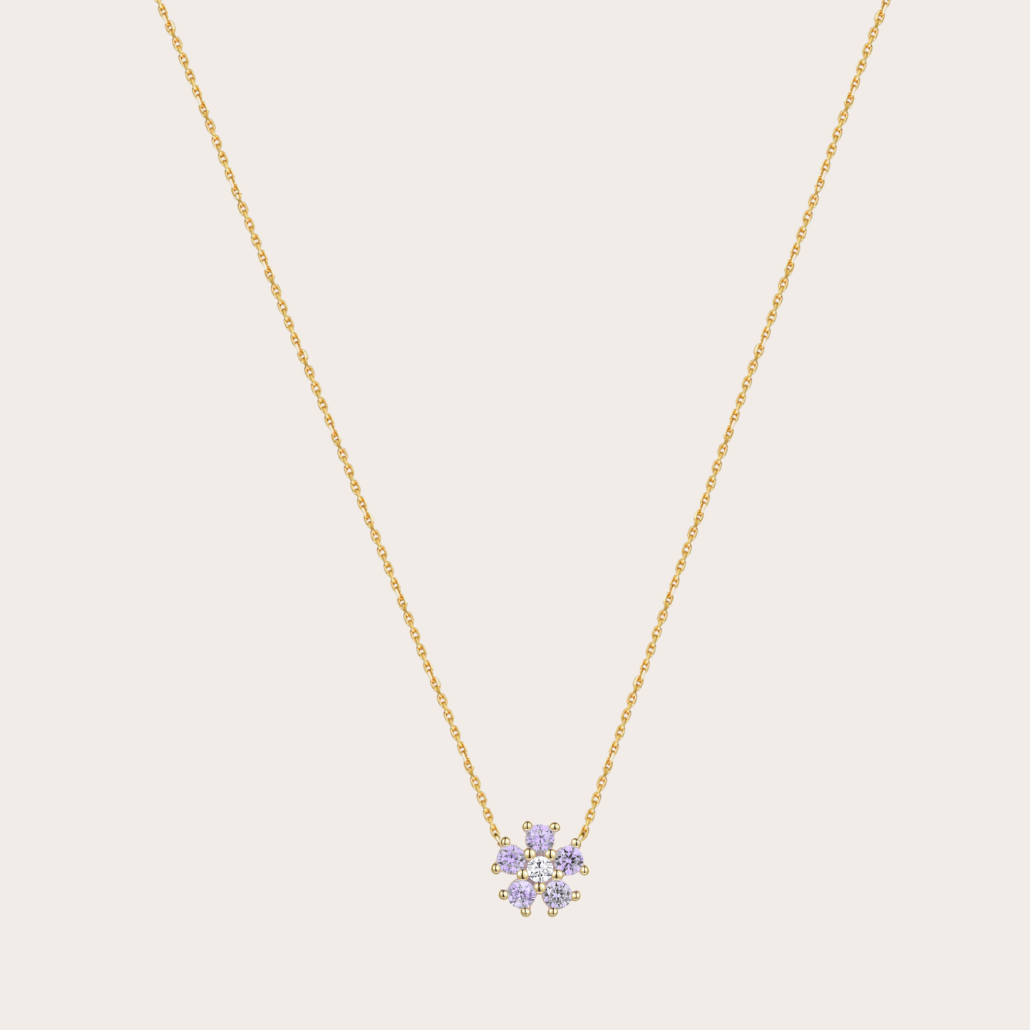 Collana Daisy ORO lilla