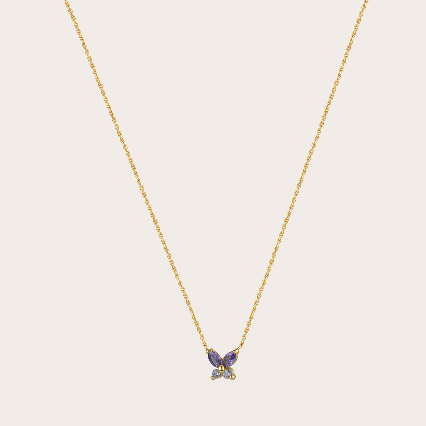 Collana Fairy ORO viola