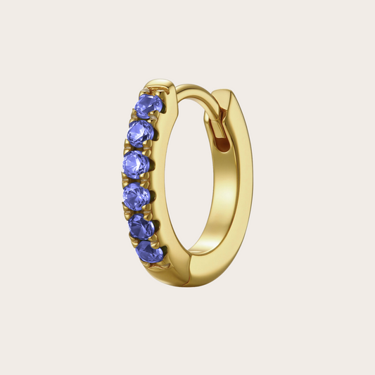 Hoops Infinity ORO tanzanite