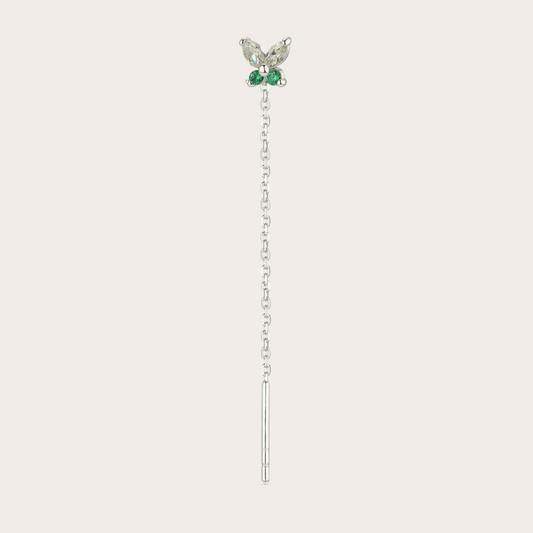 Orecchini Fairy ARGENTO verde
